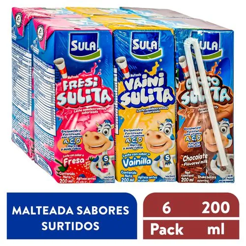 Malteadas sulitas Six pack