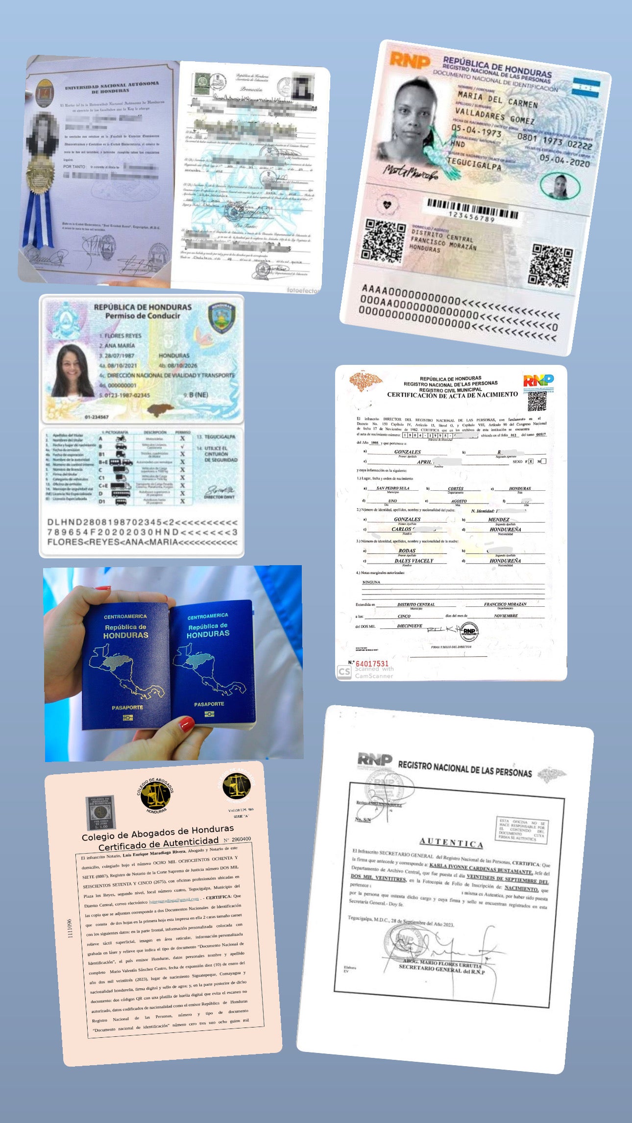 Aaaqui puedes enviar tus documentos personales hasta 2 libras